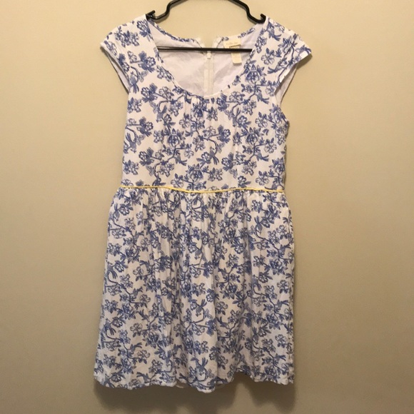 matilda jane blue floral dress